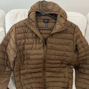H&M Chocolate Puffer Jacket